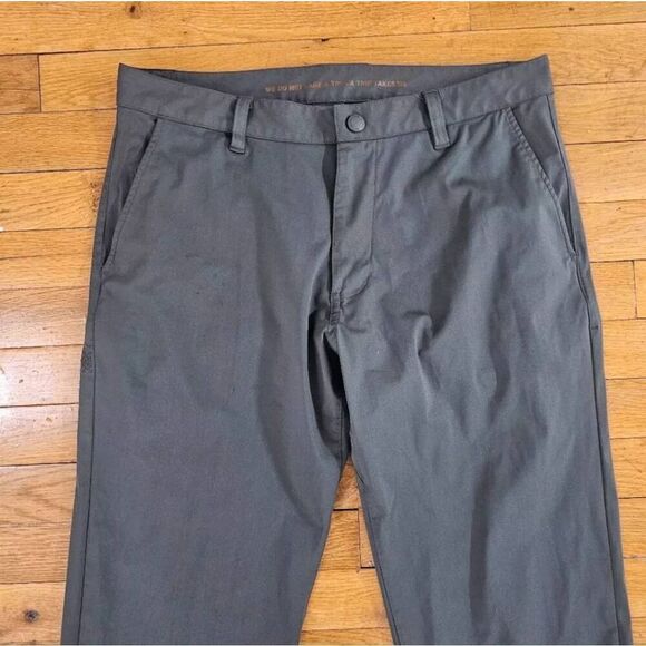 Rhone Commuter Pants Mens 31x31 Straight Green Chino - Picture 2 of 11